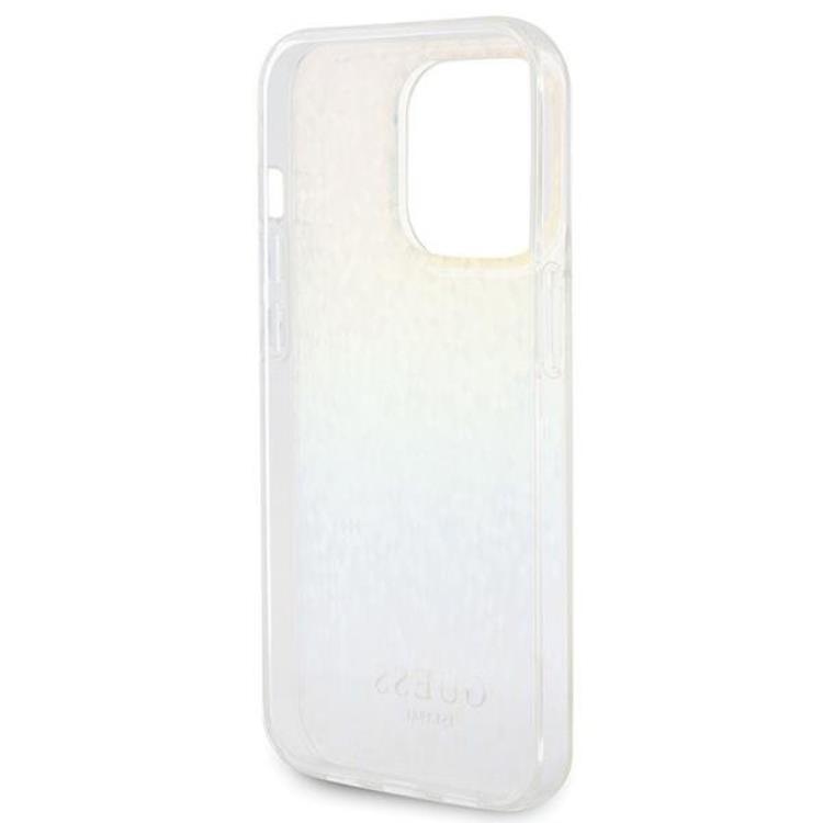 Guess Guess Mobilskal till iPhone 15 Pro IML Mirror Disco Iridescent