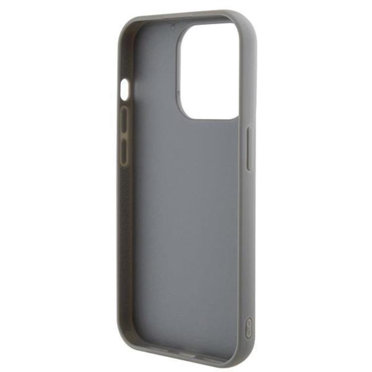 Guess Guess Mobilskal till iPhone 15 Pro Sequin Script Metal - Silver