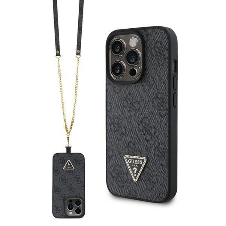 Guess Guess iPhone 15 Pro Max Mobilskal Crossbody Metall Logo