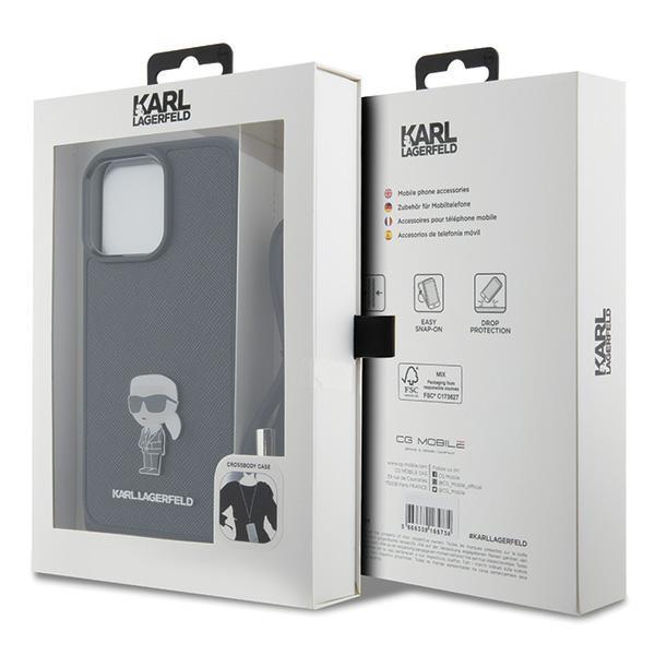 KARL LAGERFELD KARL LAGERFELD iPhone 15 Pro Max Halsbandsskal Metal Pin