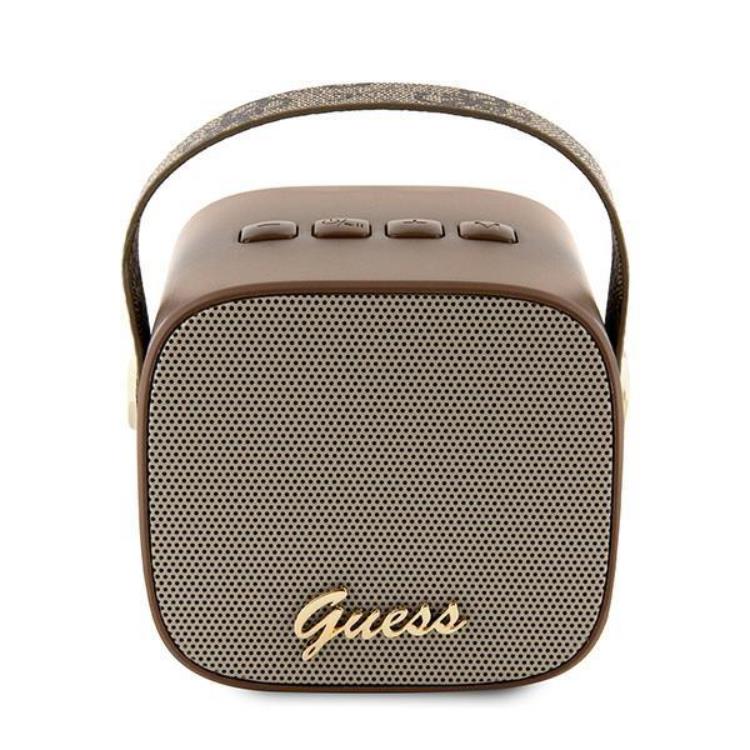 Guess Guess Bluetooth Högtalare Mini Läder Script Logo - Brun