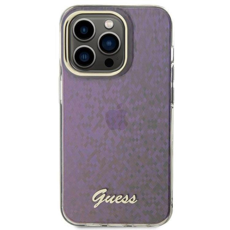Guess Guess Mobilskal till iPhone 15 Pro IML Mirror Disco Iridescentgo