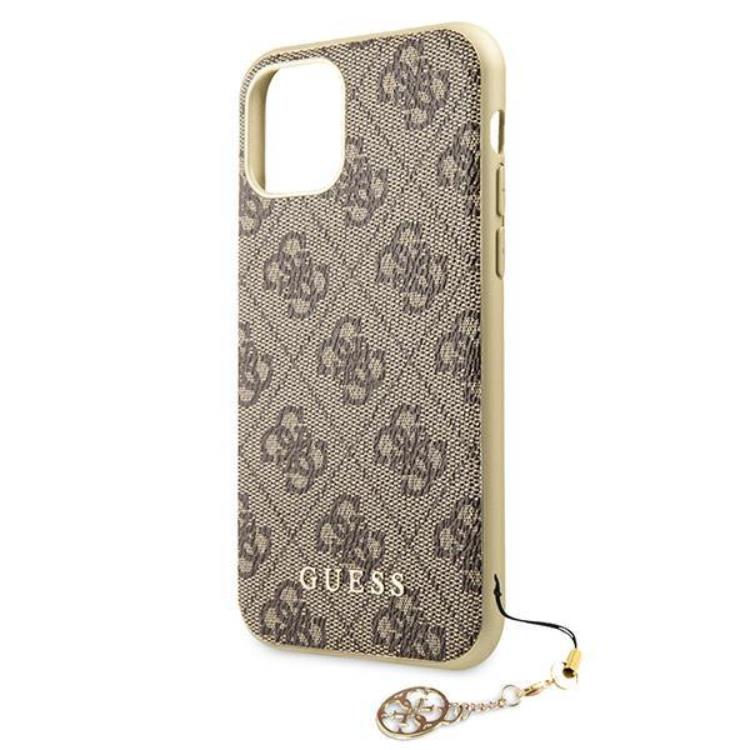 Guess Guess Mobilskal till iPhone 11/XR Charms Collection - Brun