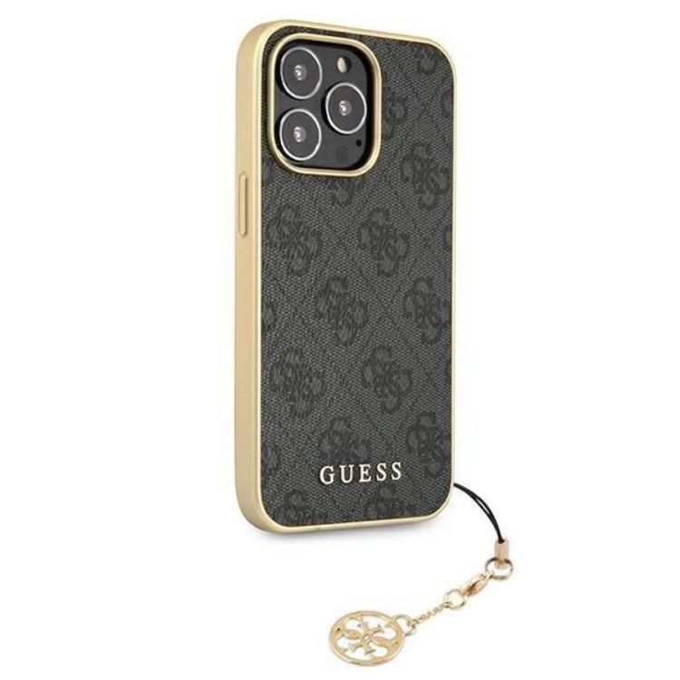 Guess Guess Mobilskal till iPhone 13 Pro Max Charms Collection - Grå