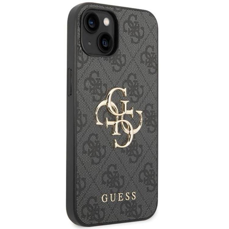 Guess Guess iPhone 15 Plus Mobilskal Big Metall Logo - Grå