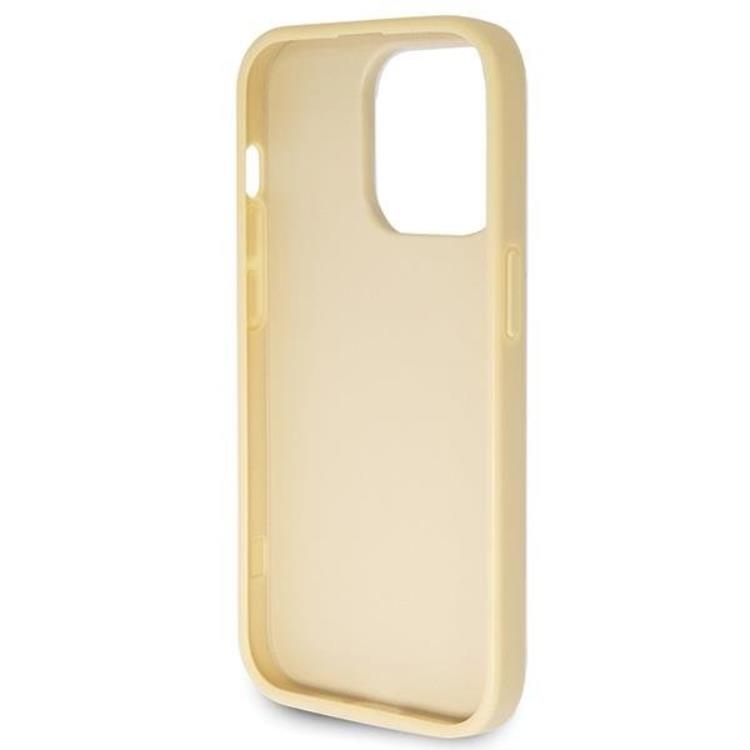 Guess Guess Mobilskal till iPhone 13 Pro/13 Glitter Script Big - Guld