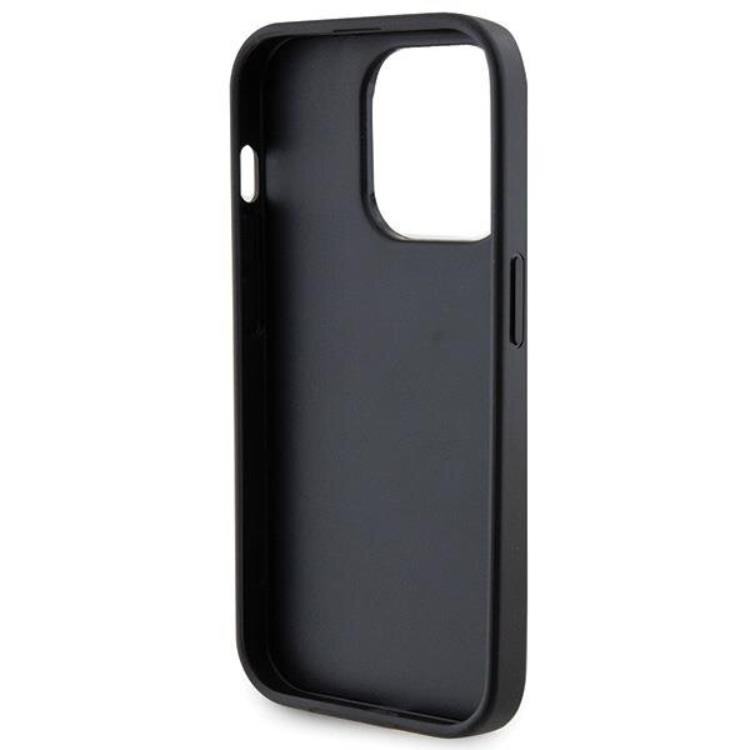 Guess Guess iPhone 15 Pro Mobilskal Strass Metal Logo - Svart