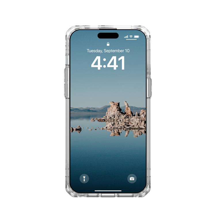 UAG UAG Mobilskal till iPhone 15 Pro Max Magsafe Plyo - Ice/Silver