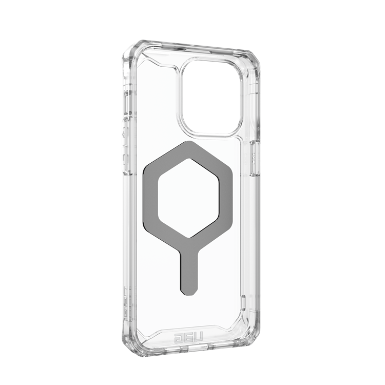 UAG UAG Mobilskal till iPhone 15 Pro Max Magsafe Plyo - Ice/Silver