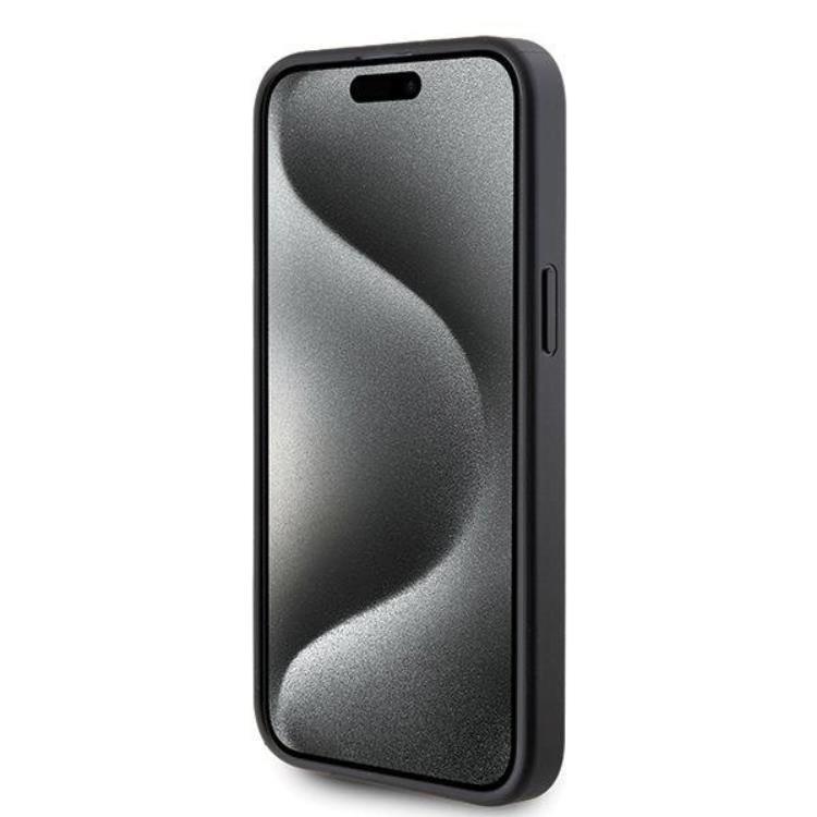 KARL LAGERFELD Karl Lagerfeld iPhone 15 Pro Max Mobilskal Korthållare KC - Svart