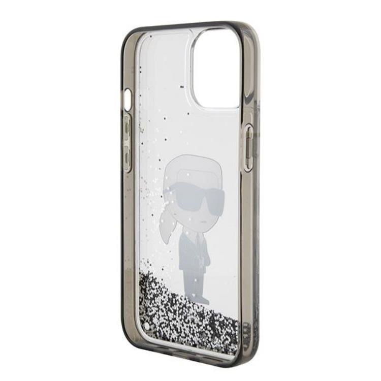 KARL LAGERFELD Karl Lagerfeld Mobilskal till iPhone 15 Liquid Glitter Ikonik