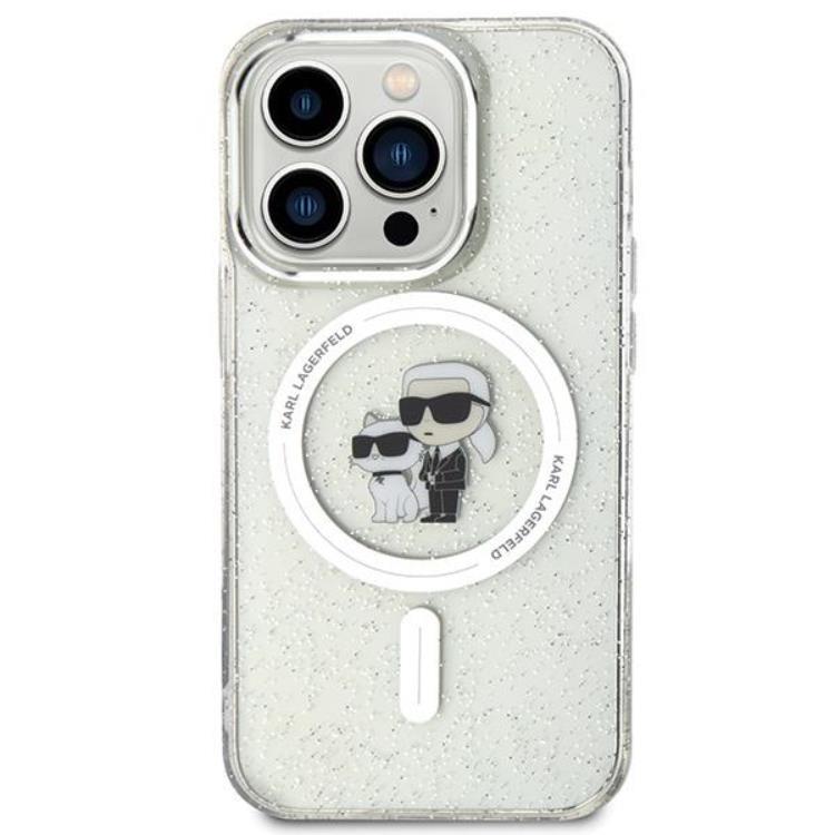 KARL LAGERFELD KARL LAGERFELD Mobilskal till iPhone 14 Pro Max Magsafe Glitter - Clear