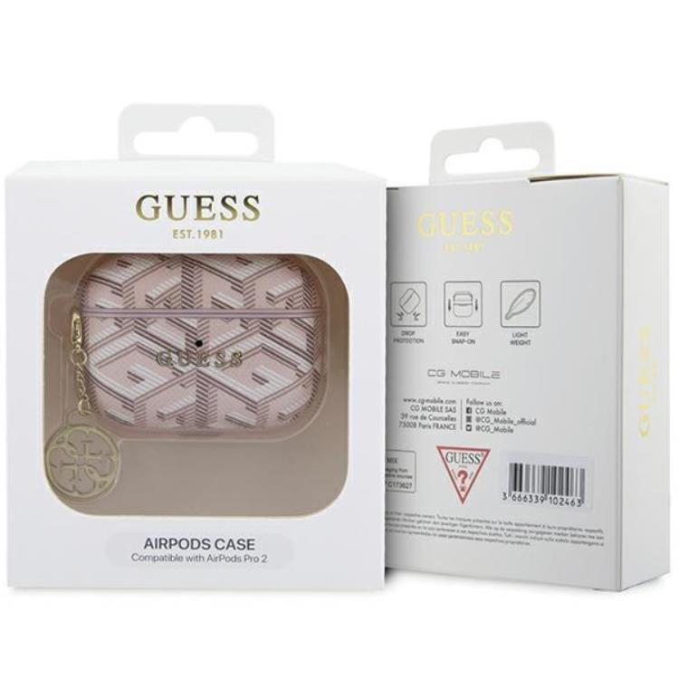 Guess Guess AirPods Pro 2 Skal GCube Charm - Rosa