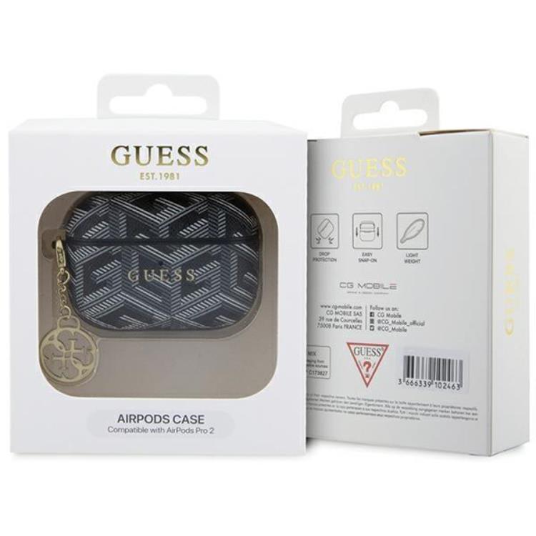 Guess Guess AirPods Pro 2 Skal GCube Charm - Svart