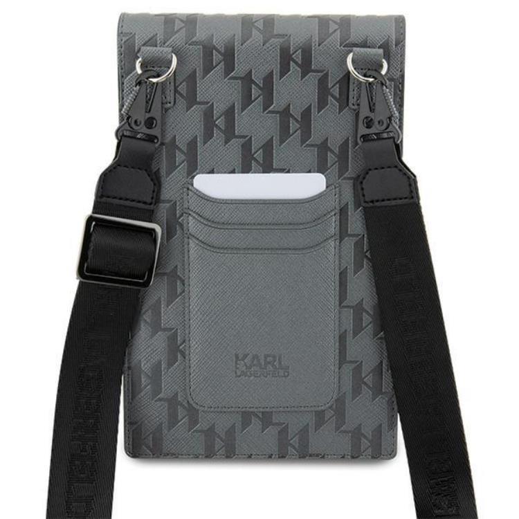 KARL LAGERFELD Karl Lagerfeld Halsbandsfodral Saffiano Monogram Ikonik