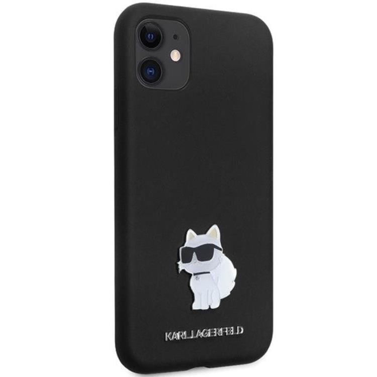 KARL LAGERFELD KARL LAGERFELD Mobilskal till iPhone 11/XR Silikon C Metal Pin