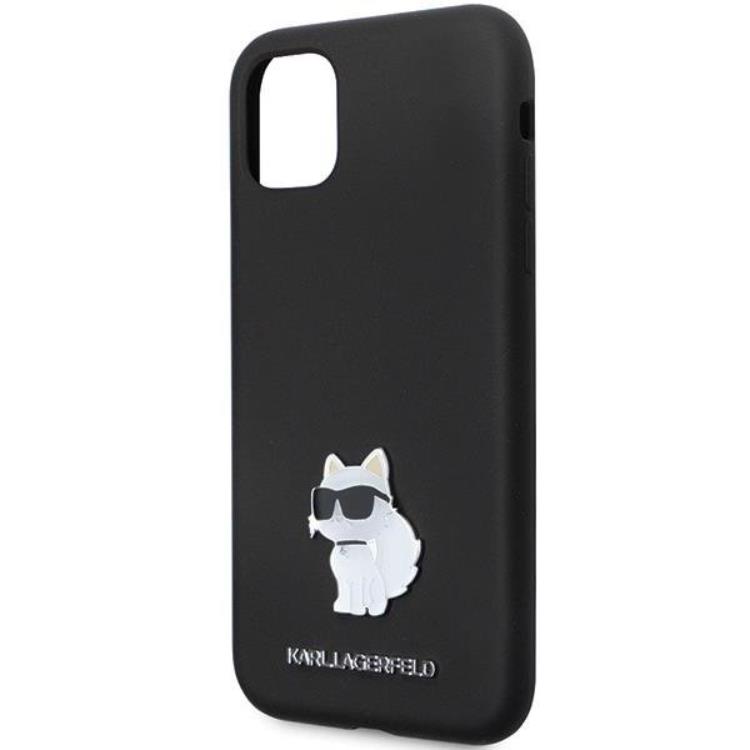 KARL LAGERFELD KARL LAGERFELD Mobilskal till iPhone 11/XR Silikon C Metal Pin