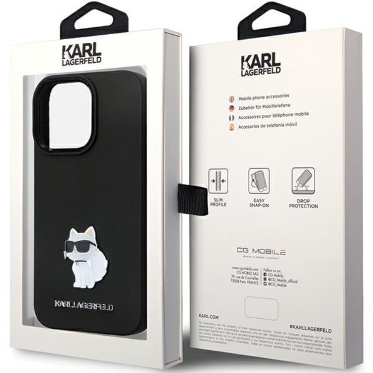 KARL LAGERFELD KARL LAGERFELD Mobilskal till iPhone 14 Pro Max Silikon C Metal Pin