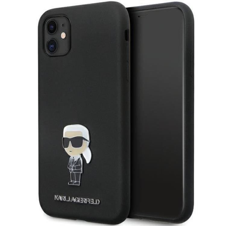 KARL LAGERFELD KARL LAGERFELD Mobilskal till iPhone 11/XR Silikon Ikonik Metal Pin