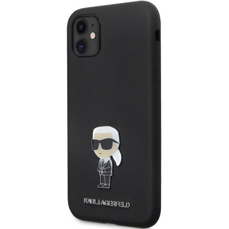 KARL LAGERFELD KARL LAGERFELD Mobilskal till iPhone 11/XR Silikon Ikonik Metal Pin
