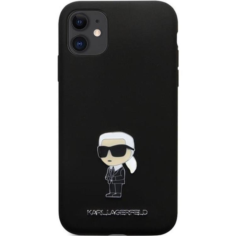 KARL LAGERFELD KARL LAGERFELD Mobilskal till iPhone 11/XR Silikon Ikonik Metal Pin