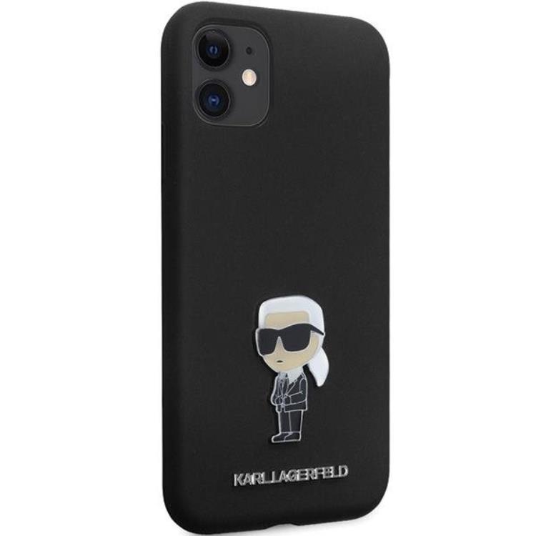 KARL LAGERFELD KARL LAGERFELD Mobilskal till iPhone 11/XR Silikon Ikonik Metal Pin