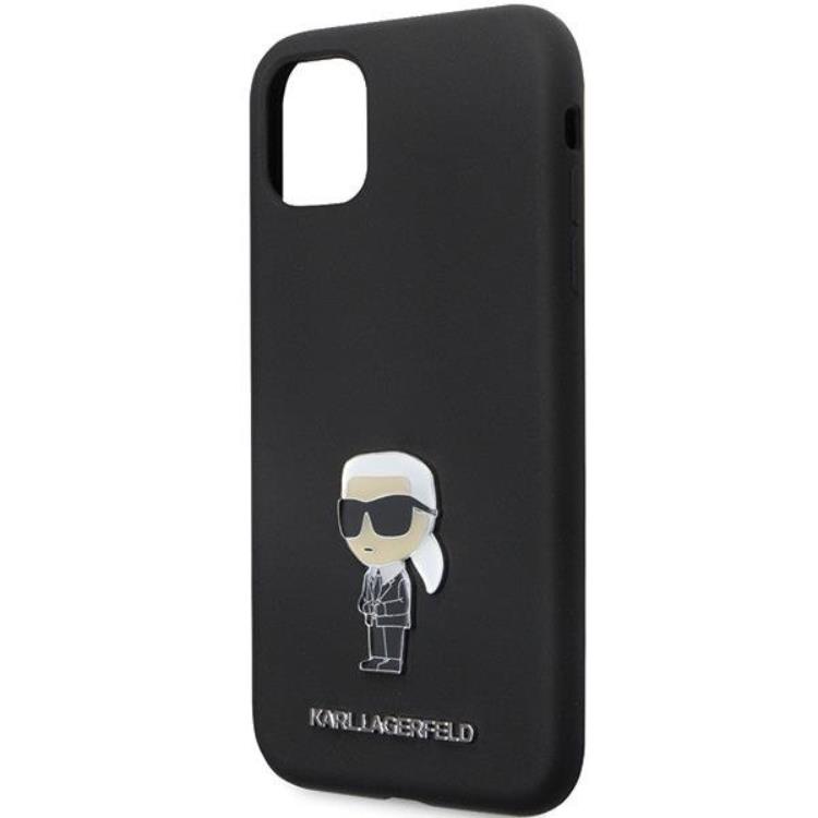 KARL LAGERFELD KARL LAGERFELD Mobilskal till iPhone 11/XR Silikon Ikonik Metal Pin
