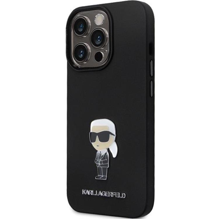 KARL LAGERFELD KARL LAGERFELD Mobilskal till iPhone 13 Pro/13 Silikon Ikonik Metal