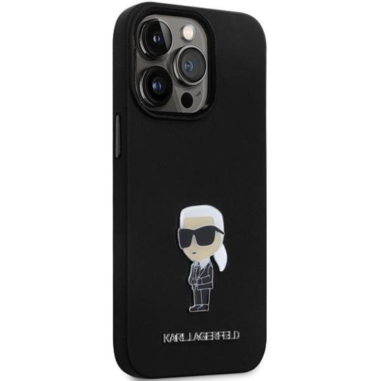 KARL LAGERFELD KARL LAGERFELD Mobilskal till iPhone 13 Pro/13 Silikon Ikonik Metal