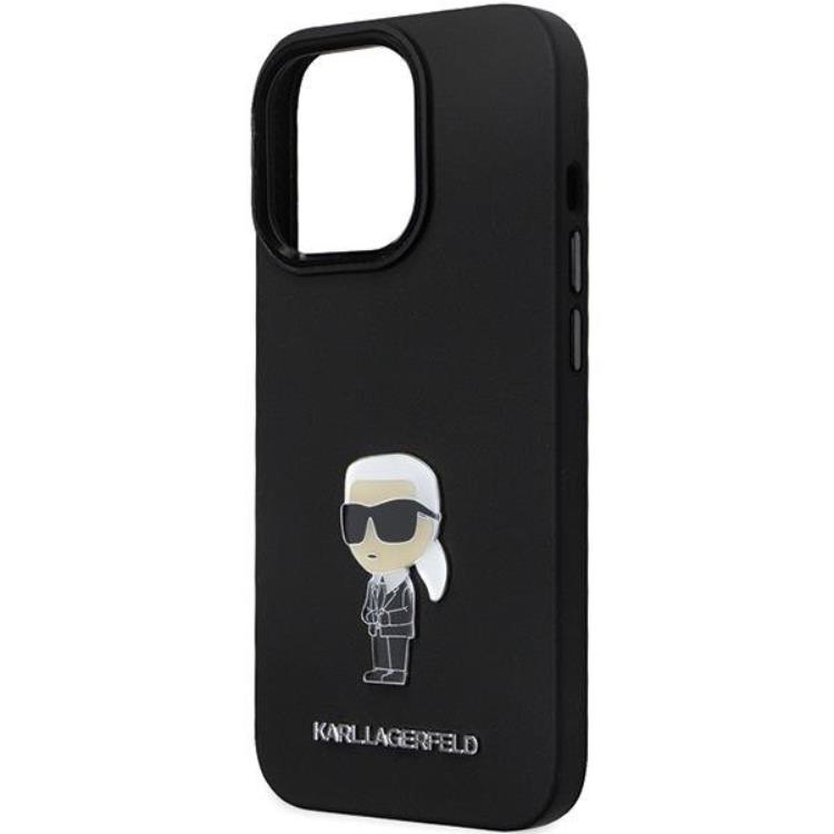 KARL LAGERFELD KARL LAGERFELD Mobilskal till iPhone 13 Pro Max Silikon Ikonik Metal Pin