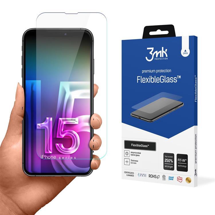 3MK 3MK iPhone 15 Pro Max Hybrid Okrossbart Glas FlexibleGlass
