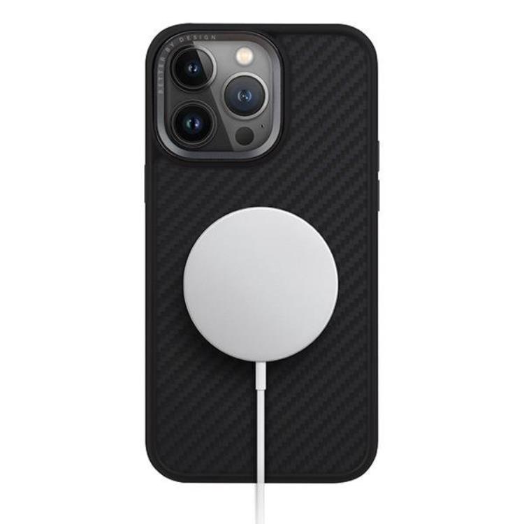 UNIQ UNIQ Mobilskal till iPhone 15 Pro Max Magsafe Keva - Svart
