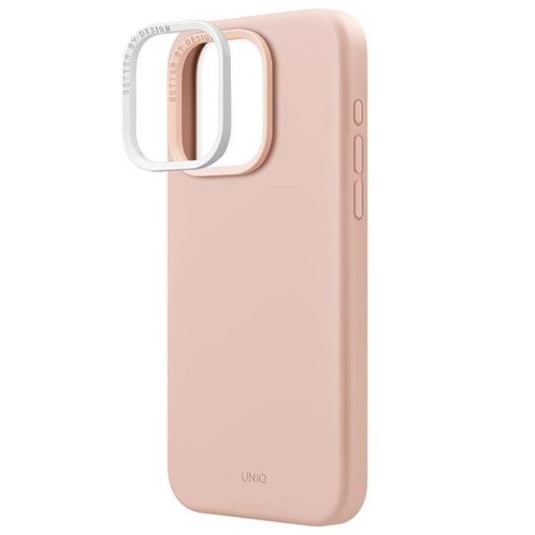 UNIQ UNIQ Mobilskal till iPhone 15 Pro Max Magsafe Lino Hue - Rosa