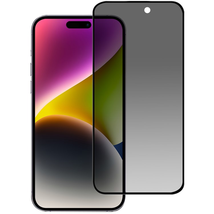 Boom of Sweden BOOM [1-Pack] iPhone 15 Plus Härdat Glas Skärmskydd Privacy - Svart