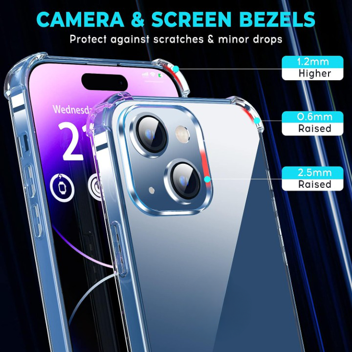 Boom of Sweden BOOM Mobilskal till iPhone 15 Plus Shockproof TPU - Clear