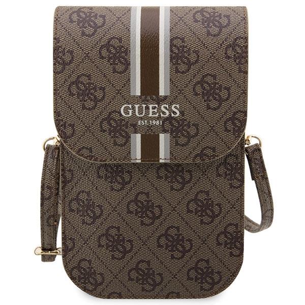 Guess Guess Halsbandsfodral Stripes - Brun