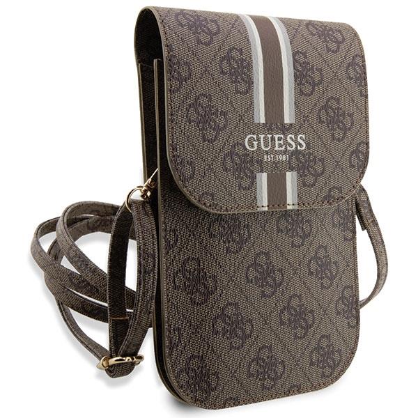 Guess Guess Halsbandsfodral Stripes - Brun