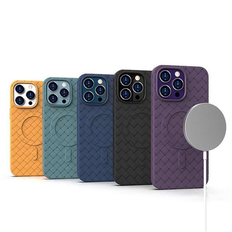 OEM Mobilskal till iPhone 13 Pro Magsafe Woven - Lila