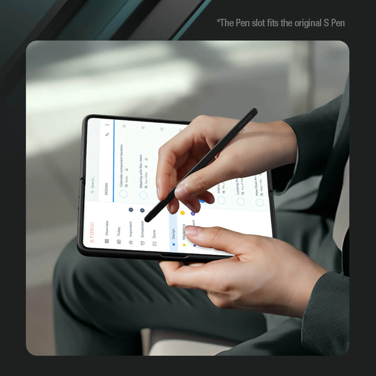 Nillkin Nillkin Mobilskal till Galaxy Z Fold 5 Flex Pure Fold - Svart