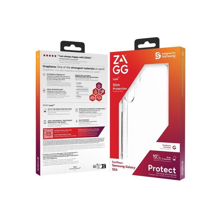 Zagg ZAGG Mobilskal till Galaxy S24 Luxe - Transparent