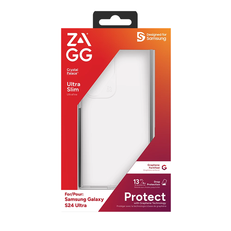 Zagg ZAGG Mobilskal till Galaxy S24 Ultra Crystal Palace - Transparent