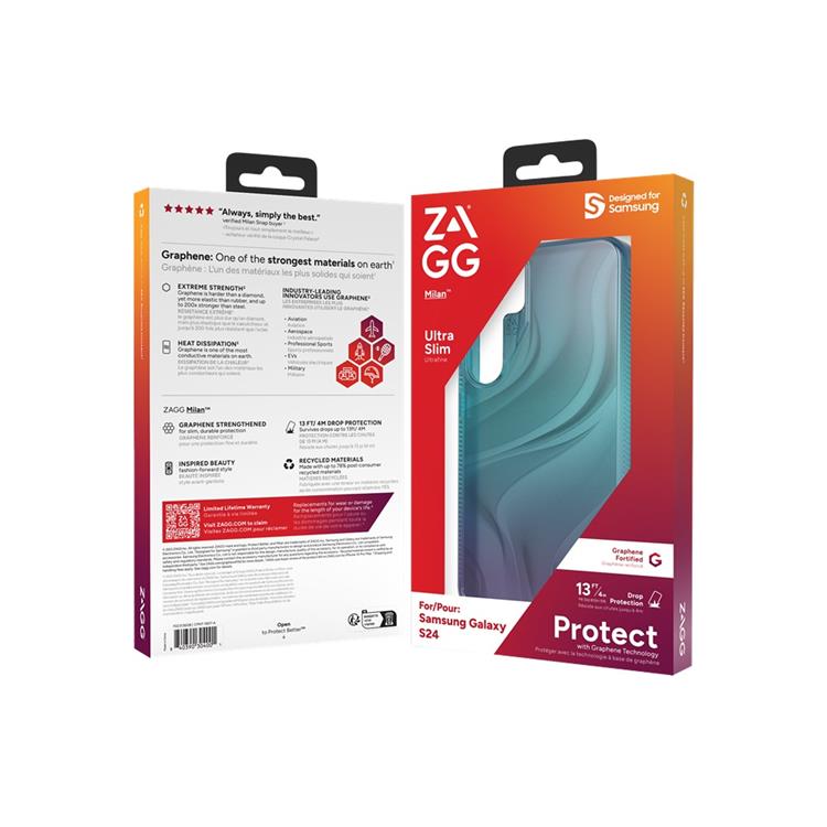 Zagg ZAGG Mobilskal till Galaxy S24 Milan - Blå