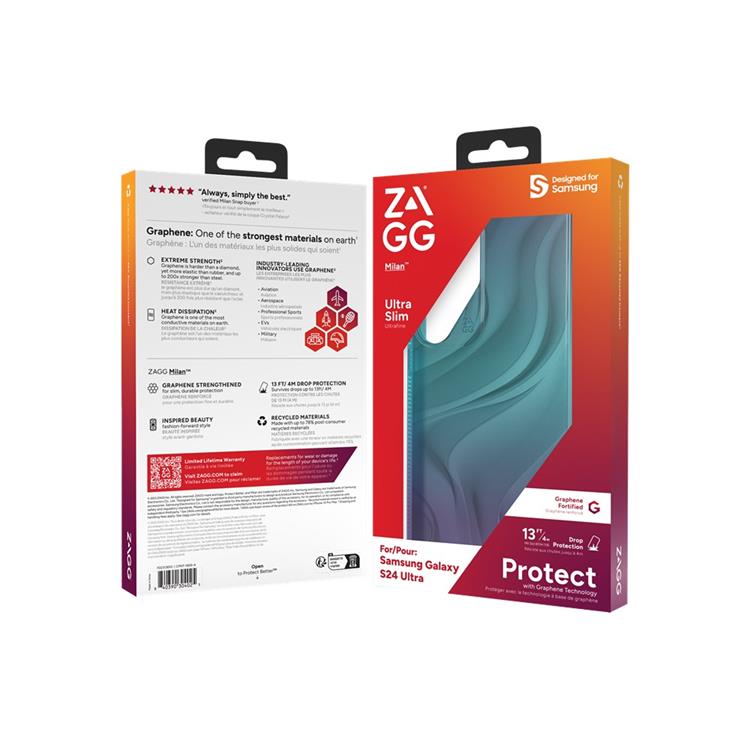 Zagg ZAGG Mobilskal till Galaxy S24 Ultra Milan - Blå