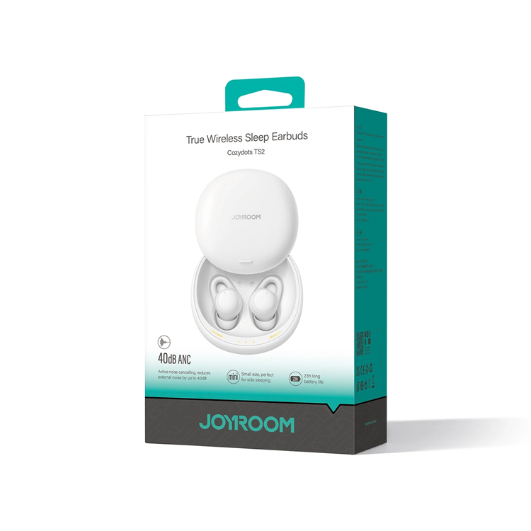 Joyroom Joyroom TWS Trådlösa Hörlurar Cozydots Series Bluetooth 5.3 - Vit