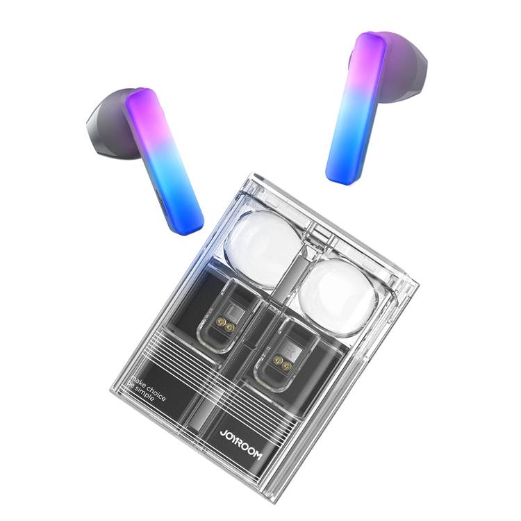 Joyroom Joyroom TWS Trådlösa Hörlurar IceLens Series med LED-Lampor - Svart