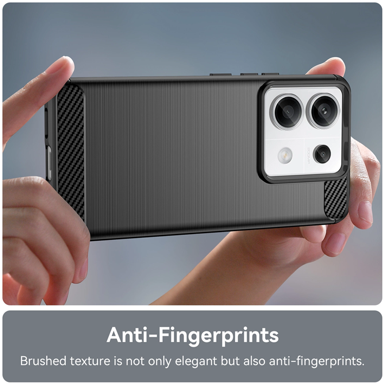 OEM Mobilskal till Xiaomi Redmi Note 13 Pro Plus Carbon - Svart