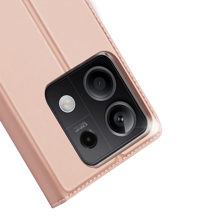 Dux Ducis DUX DUCIS Skin Pro Xiaomi Redmi Note 13 5G Plånboksfodral PU Läder - Rosa