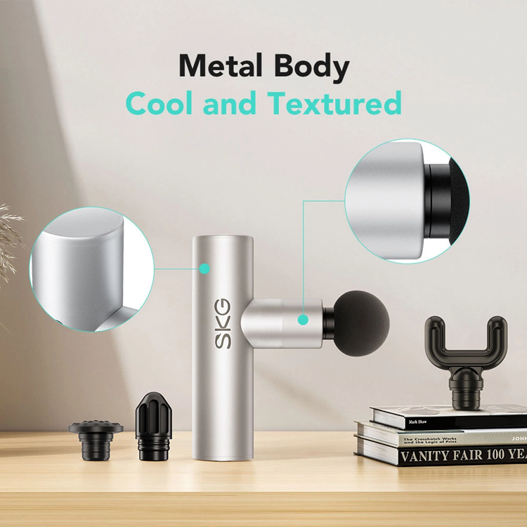 SKG SKG F3 Lite Massagepistol För Hela Kroppen - Silver