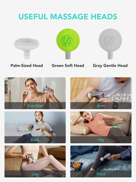 SKG SKG F5-EN Massagepistol För Hela Kroppen - Grå