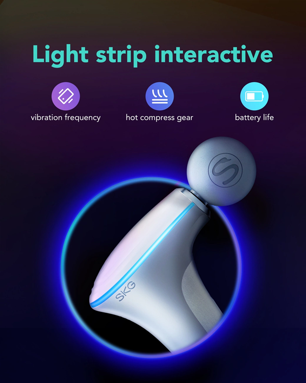 SKG SKG F5-EN Massagepistol För Hela Kroppen - Vit